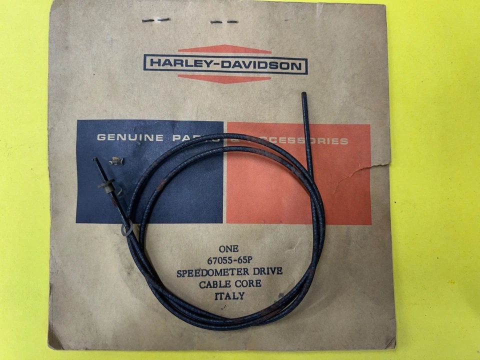 Harley Aermacchi NOS Speedo Cable Core 67055-65P 1965-1972 M50 M65  1973 Z90 - Image 1 of 1