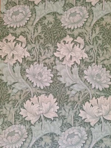 Morris & Co. wallpaper Chrysanthemum 7612/2 Willow vintage 1993 pressing - Picture 1 of 23