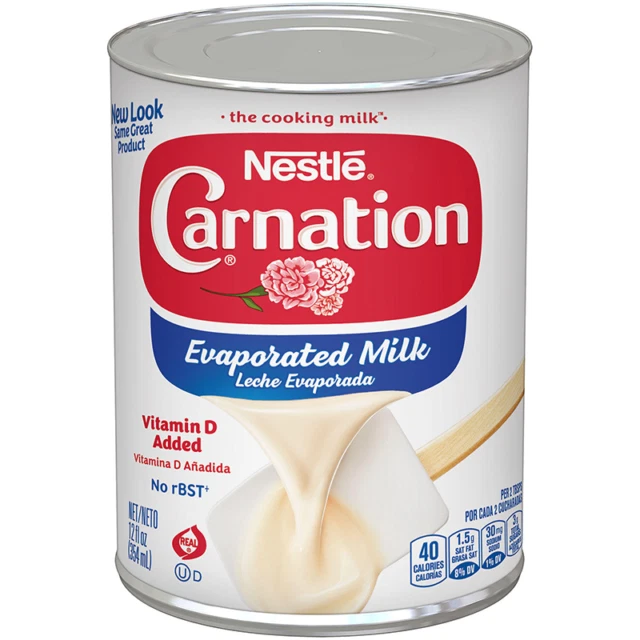 Carnation Nestle Evaporated Milk - 8 Cans x 12fl. oz