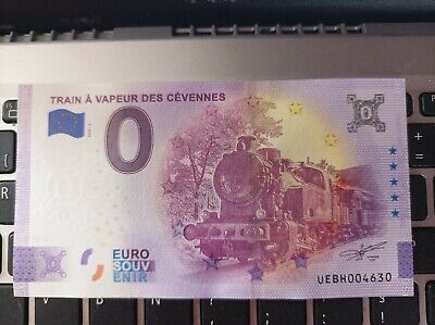 Billet Euro Souvenir 2022-2 Train À Vapeur Des CÉvennes Anniversaire  • 3.80€