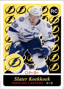 2015-16 O-Pee-Chee Retro #543 Slater Koekkoek - NM-MT