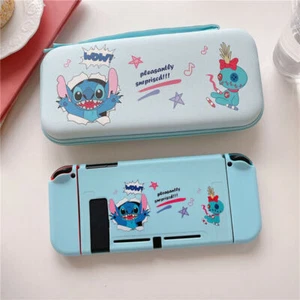 Stitch Travel Bag Cute For Nintendo Switch Pouch Cartoon Bag Carrying Case Cover - Picture 1 of 10