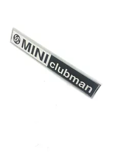 CZH4153 - MINI CLASSIC CLUBMAN REAR BADGE BLACK & SILVER OE NO. CZH4153 - Picture 1 of 4
