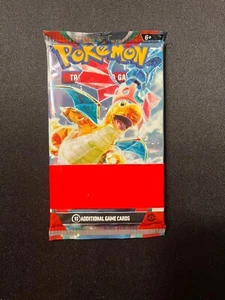 Pokemon Obsidian Flames Red Tape Error Pack Scarlet & Violet - Dragonite Art - Picture 1 of 4