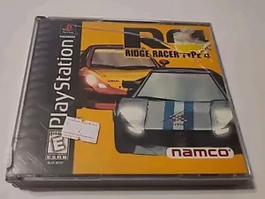 (Sony PlayStation 1 - 1999) PS1 Namco R4 RIDGE RACER TYPE 4 Video Game Complete - Picture 1 of 4