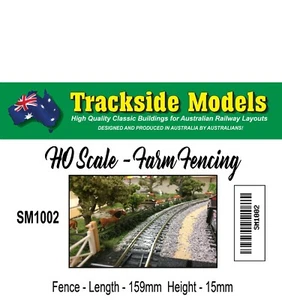 Trackside Models HO Scale - Laser Cut "Farm Fencing and Gates" - SM1002 - Picture 1 of 2