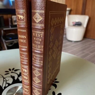EASTON PRESS WEST WITH THE NIGHT, BORN FREE - Image 1 of 4