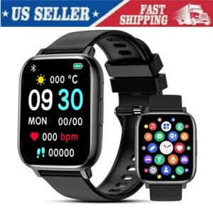 🔥2025 Smart Watch For Men/Women, Waterproof Smartwatch Bluetooth iPhone Samsung - Picture 1 of 13