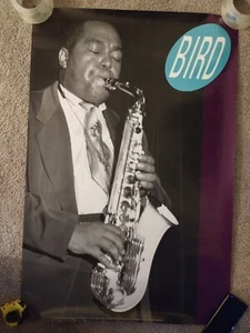 1992 Charles Charlie Christopher "Bird" Parker Jazz Sax Musician 24x36 Poster - Picture 1 of 4
