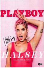 Halsey Signed Autographed 11x17 Photo Poster Singer Playboy Cover Beckett COA