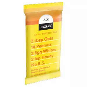 Rxbar Honey Cinnamon Peanut Butter Protein Am Bar 1.9 Oz Pack Of 4 - Picture 1 of 4