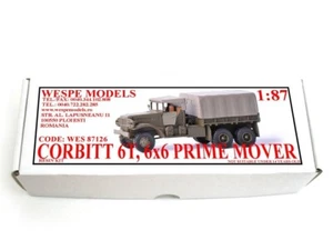 Modelli di vespe 1:87 CORBITT 6T, 6x6 PRIME MOVER - kit resina 87126 - Foto 1 di 1