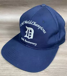 Vintage Detroit Tigers 1945 World Champions 50th Anniversary Snap back Hat Cap - Picture 1 of 11