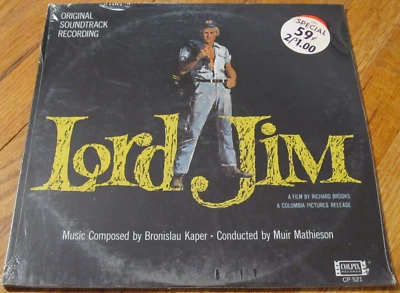 BRONISLAU KAPER-LORD JIM Soundtrack~NEW SEALED 1965 COLPIX Vinyl LP~CP521 - Image 1 of 2