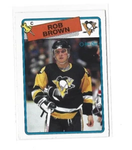 1988-89 O-Pee-Chee #109 Rob Brown RC NMMT - Picture 1 of 2