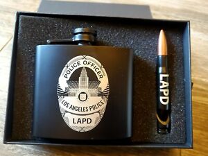 Los Angeles Police Department Flask set with bottle opener LAPD