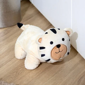 Fabric Tiger Doorstop 1kg Weighted Animated Safari Animal Cat Door Stay Stopper - Picture 1 of 4