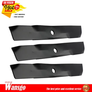 3PK Lawn Mower Blades for John Deere M145476 M127500 48" Z425 Z435 Z445 - Picture 1 of 15