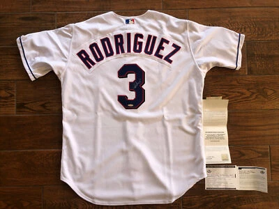 ALEX RODRIGUEZ AUTOGRAPHED UPPER DECK RANGERS JERSEY UDA SIGNED TEXAS WHITE MLB - Image 1 of 4
