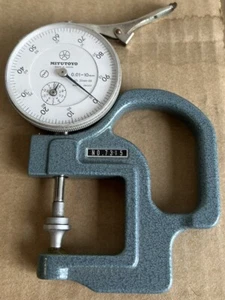 GOOD CONDITION Mitutoyo Dial Thickness Gauge 0.01-10mm No 7315 2046-08 FAST SHIP - Picture 1 of 5