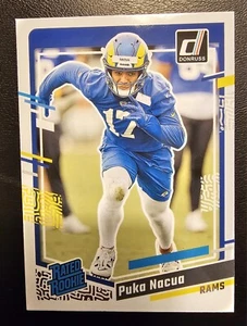 2023 DONRUSS - PUKA NACUA - RC RATED Rookie- #357 LA RAMS - Picture 1 of 2