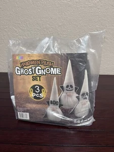 10 Inch Ghost Gnome Halloween Plush Set Of 3 - Picture 1 of 3