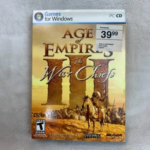 PC CD Windows Age Of Empires 3 The War Chiefs - Picture 1 of 11