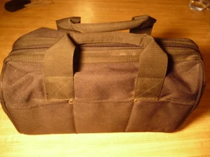 Black Multi Purpose Tool Bag W/ZipTop & Multi Pockets - Picture 1 of 7
