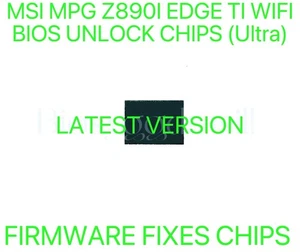 MSI MPG Z890I EDGE TI WIFI, NO PASSWORD FIRMWARE FIXES BIOS CHIP LATEST VERSION - Afbeelding 1 van 1
