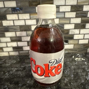 Diet Coke Small 10 oz Glass Bottle Plastic Cap RARE!! Coca-Cola - Picture 1 of 5