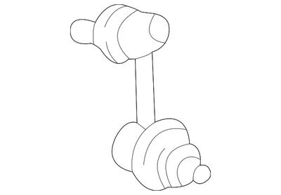 Estabilizador delantero genuino Honda Element 2007-2010 - Link R 51320-SCV-A91 Foto 1 de 3