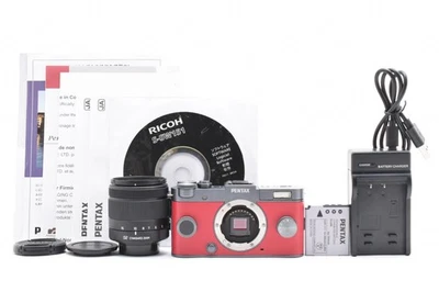 Pentax Q-S1 12.4MP Digital Camera Red w/ 02 Lens [EXC++] from Japan E2564 - Image 1 of 4