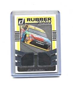 KYLE BUSCH 2017 DONRUSS RACING RACE USED DUAL TIRE CARD # DRR-KB - Picture 1 of 2