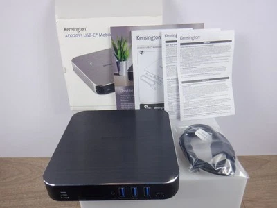 Base de pantalla triple Kensington AD220S3 para MacBook y PC M1/M2/M3 85W de paso Foto 1 de 4