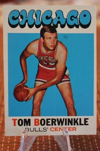 1971 Topps Basketball TOM BOERWINKLE #15 - Chicago Bulls - Picture 1 of 2
