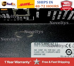 Fanuc IC697CMM742 IC697CMM742-LL Series Ethernet Interface Module US Free TAX - Picture 1 of 23