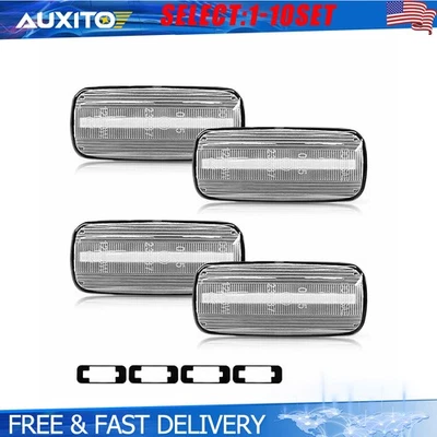 For 10-18 Dodge RAM 2500 3500 Dually Bed Front Rear LED Side Marker Lights 4-20X - Image 1 of 4