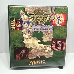MTG Visions Ultra Pro 3 Ring Album Binder - 1996 Magic the Gathering Card Vintag - Bild 1 von 13