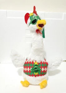 Gemmy Dancing Singing Christmas Chicken Plush – Twists & Sings “Jingle Bells” - Picture 1 of 6