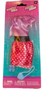 Barbie Fashion Dress Clone Party Dress Lavender Shoes & Purse NIB Clone Outfit - Picture 1 of 5
