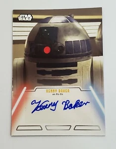 2013 Topps Star Wars Jedi Legacy Autograph KENNY BAKER as R2-D2 - Picture 1 of 12