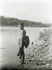 Tibetan Man At A Source Of The Irrawaddy Burma 1931 OLD PHOTO
