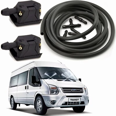 NEW for Ford TRANSIT Windshield Wiper Water Spray Jet Washer Nozzle & Hose - Image 1 of 4