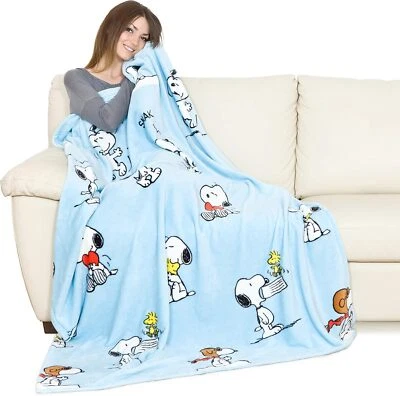 Fleece, weich, Sofadecken, Bettdecke, Ideen, Snoopy Geschenke, Kinder Neu - Bild 1 von 4