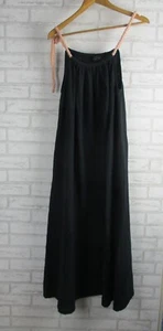 Hatch womens maxi dress black nude straps P, petite maternity - Picture 1 of 8