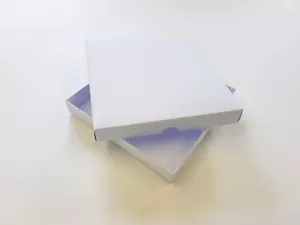 Cajas para tarjetas de felicitación de 7" x 7", cajas de regalo de cartón blanco. Entrega gratuita - Imagen 1 de 1