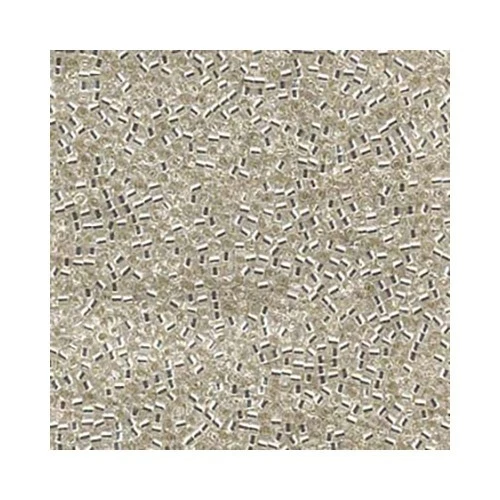 Cuentas Delica Miyuki 11/0 Cuentas Semilla DB041 Plata Forrado Cristal Cilindro Tubo Foto 1 de 1