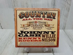 (QJ) Country All The Way, 5 CD Set: Johnny Cash, Willie Nelson, Kenny Rogers Neu - Bild 1 von 7