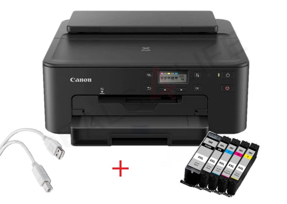 Canon PIXMA TS705a TS 705a im Set inkl. 5 XL-PATR0NEN +U$B  NEU&WOW - Bild 1 von 1