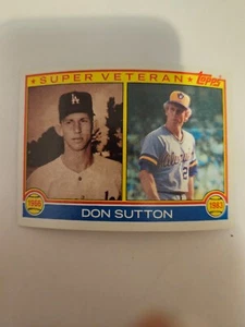 1983 TOPPS DON SUTTON SUPER VETERAN #146 NM - Picture 1 of 1